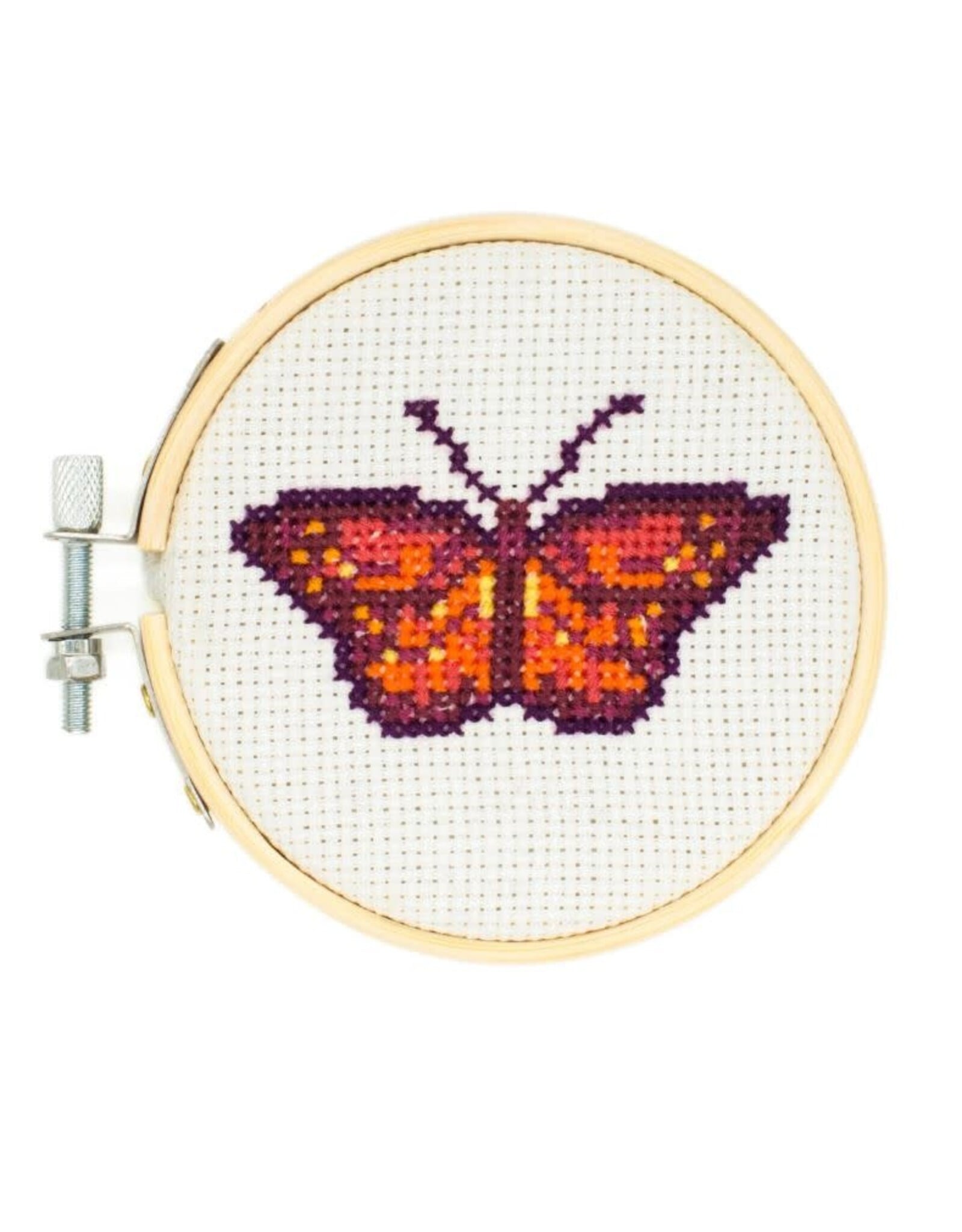 Mini Cross Stitch Kit - butterfly
