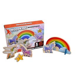 Wild Republic Woodkins Unicorn Adventure