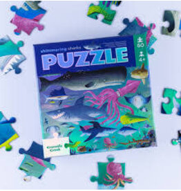 Foil Puzzle - shimmering sharks