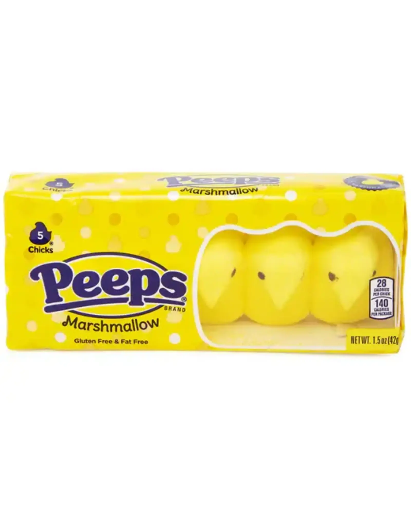 Peeps - 5pk Yellow Chicks