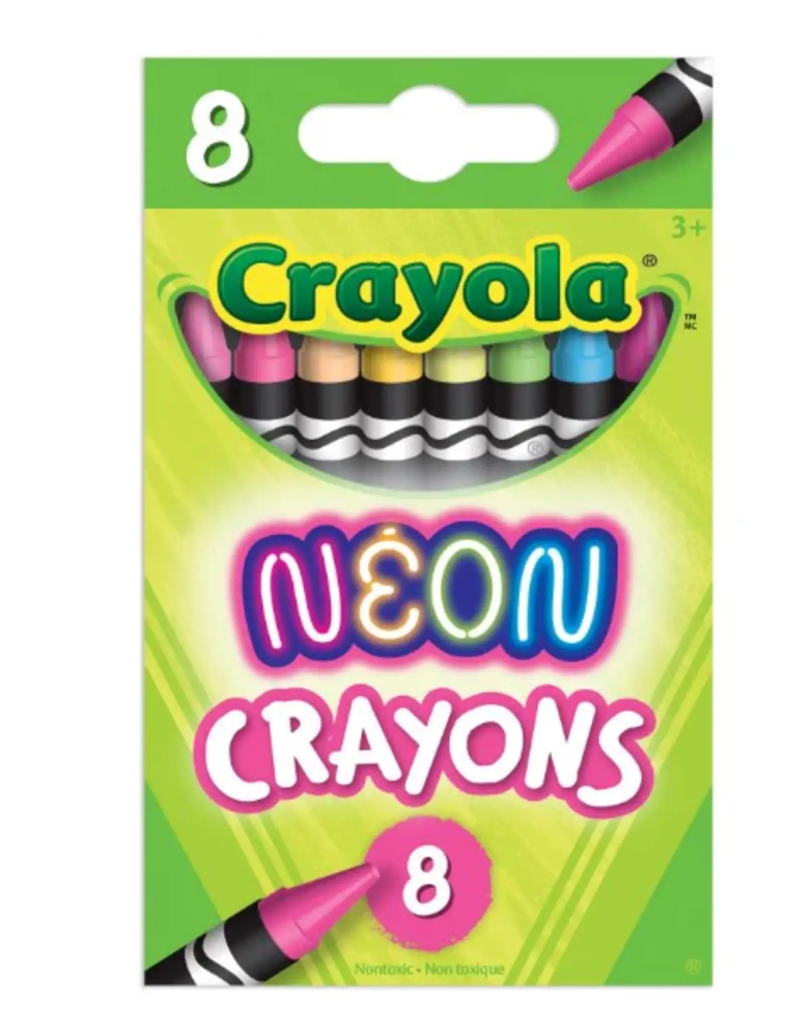 Neon Crayons - 8 pk