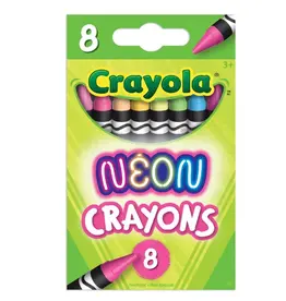 Neon Crayons - 8 pk