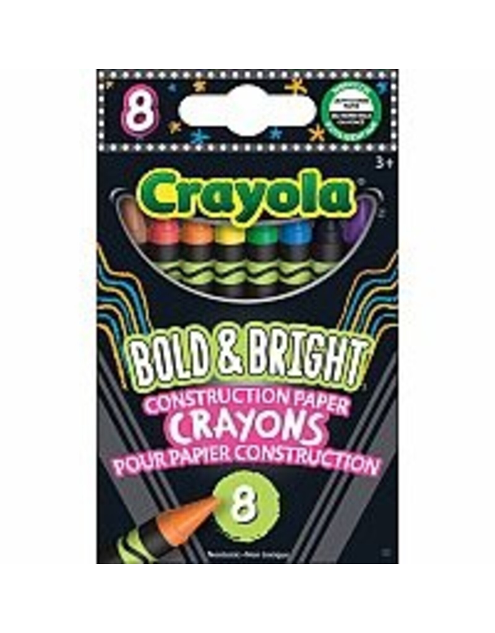 Bold and Bright Crayons - 8 pk