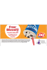 Dairy Queen Miracle Treat Day - 5 small Blizzard vouchers for $30