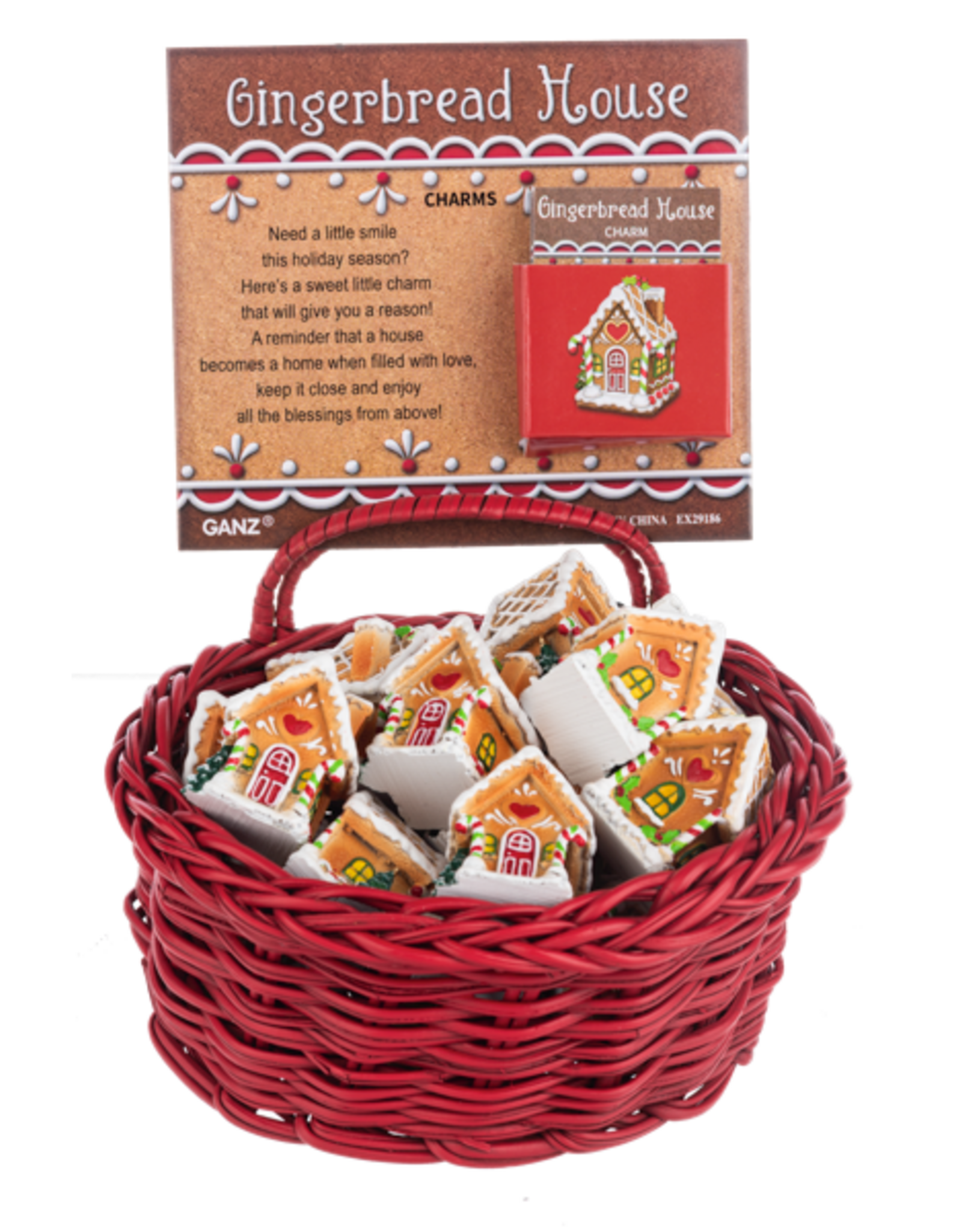 Ganz Gingerbread House Charms