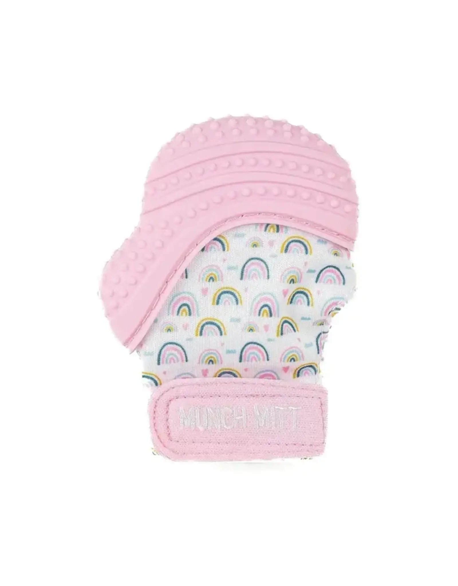 Munch Mitt - pink rainbows