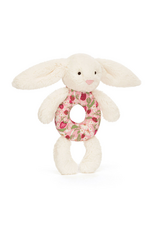 Jellycat Blossom Cream Bunny 'Berry' Ring Rattle