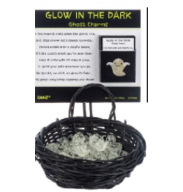 Ganz Glow in the Dark Ghost Charms