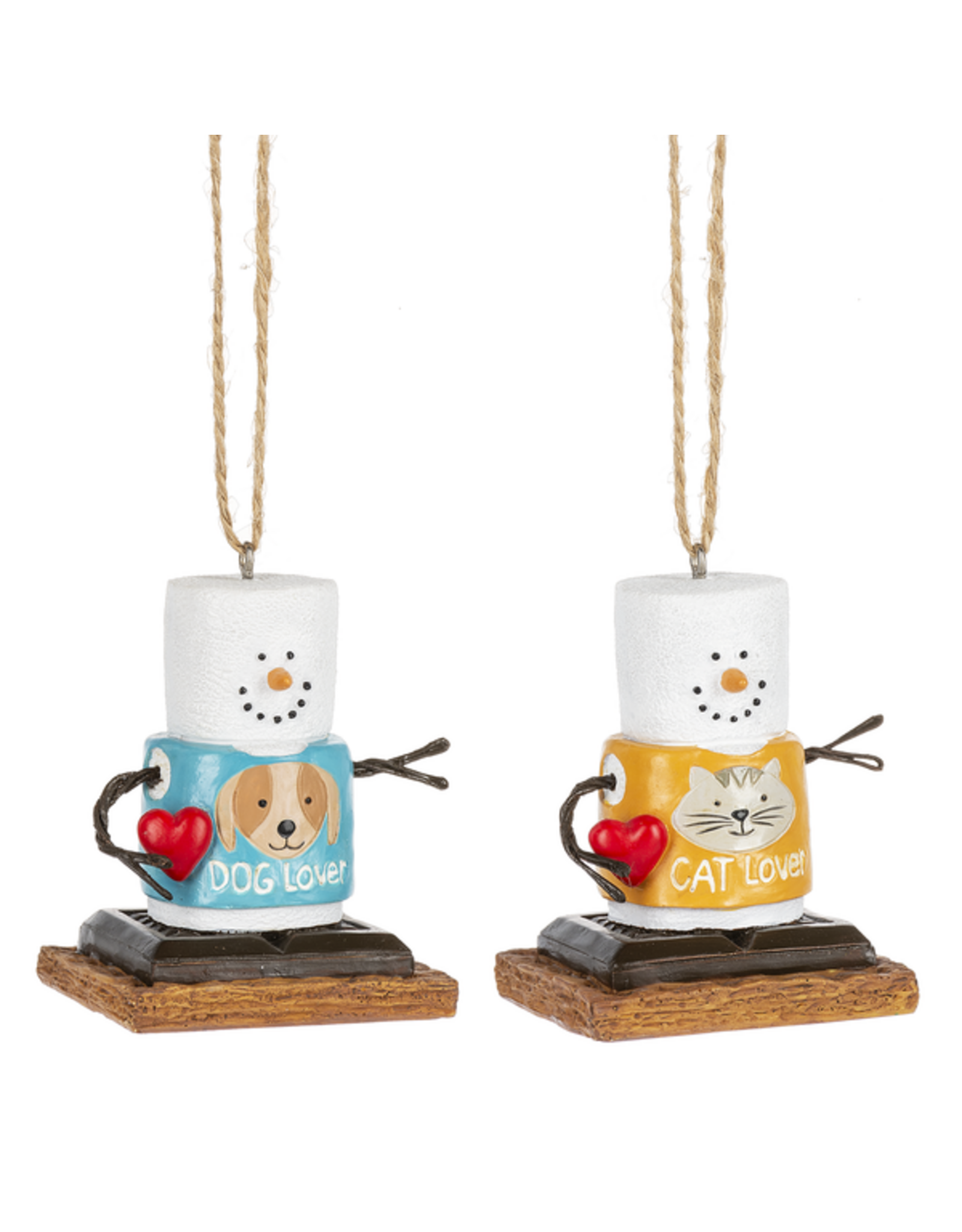 S'mores Pet Lover Ornaments