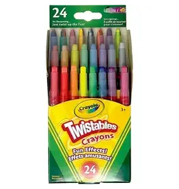 Crayola Crayons - twistable, 24 piece