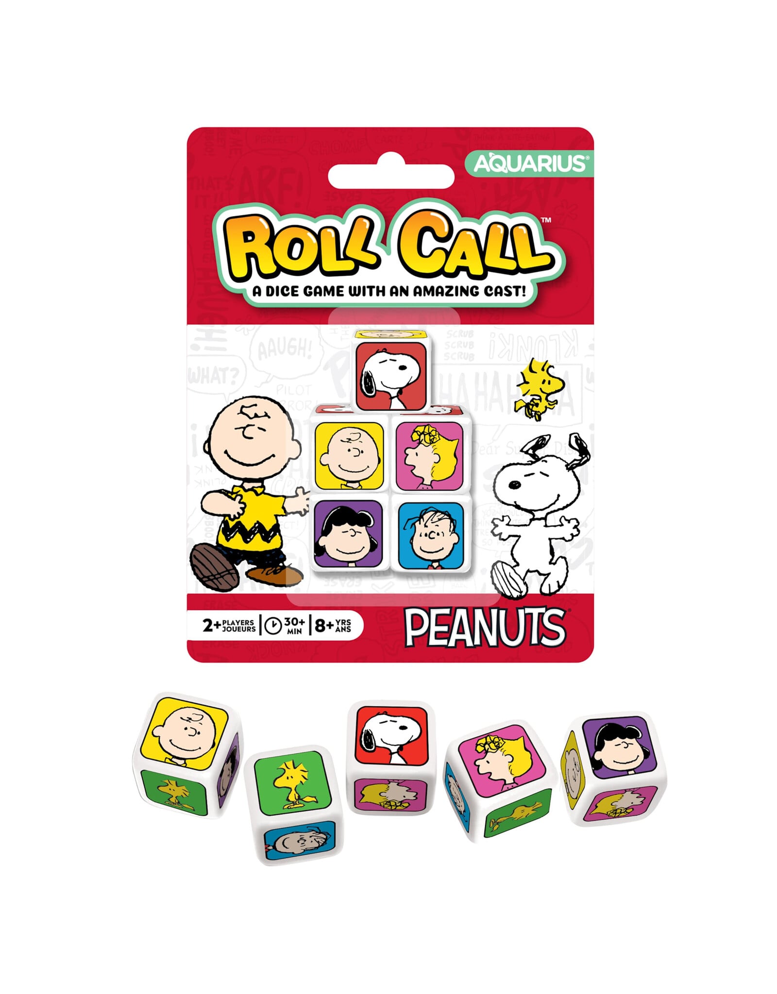 Peanuts Roll Call - dice game