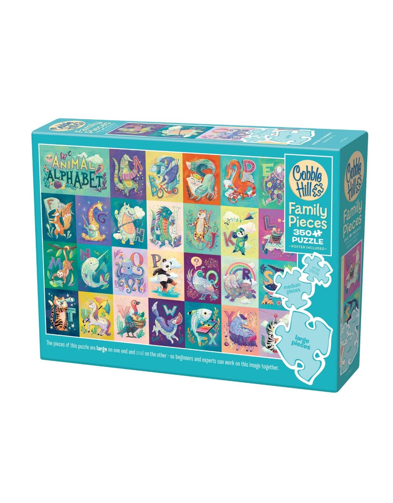 Animal Alphabet Family Puzzle - 350 pc
