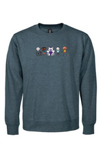 Stollery Adult Crewneck - heather blue