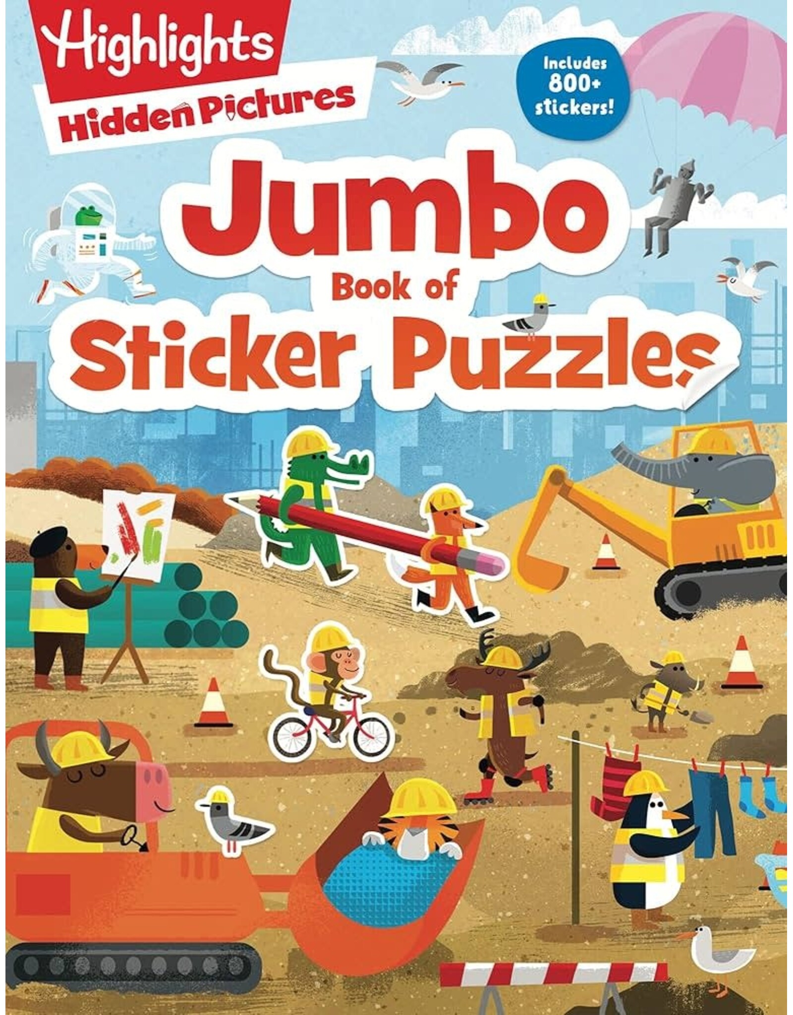 Jumbo Book of Sticker Puzzles