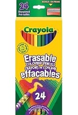 Crayola Colored Pencils, 24 CT - Erasable
