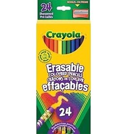 Crayola Colored Pencils, 24 CT - Erasable