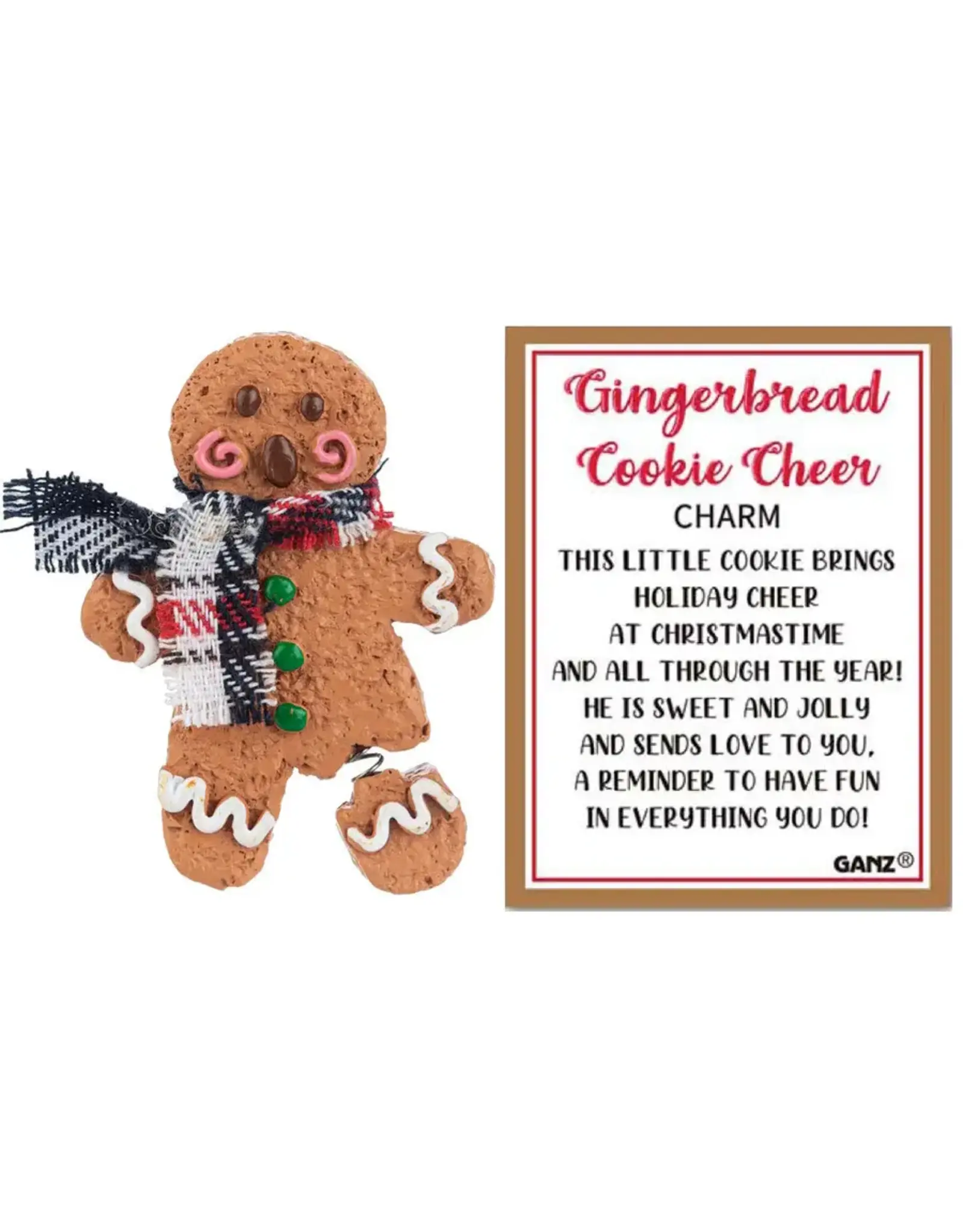 Gingerbread Cookie Charm