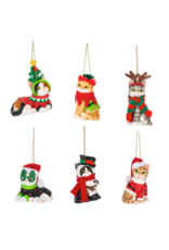 Ganz Fleas Navidad Cat Ornaments
