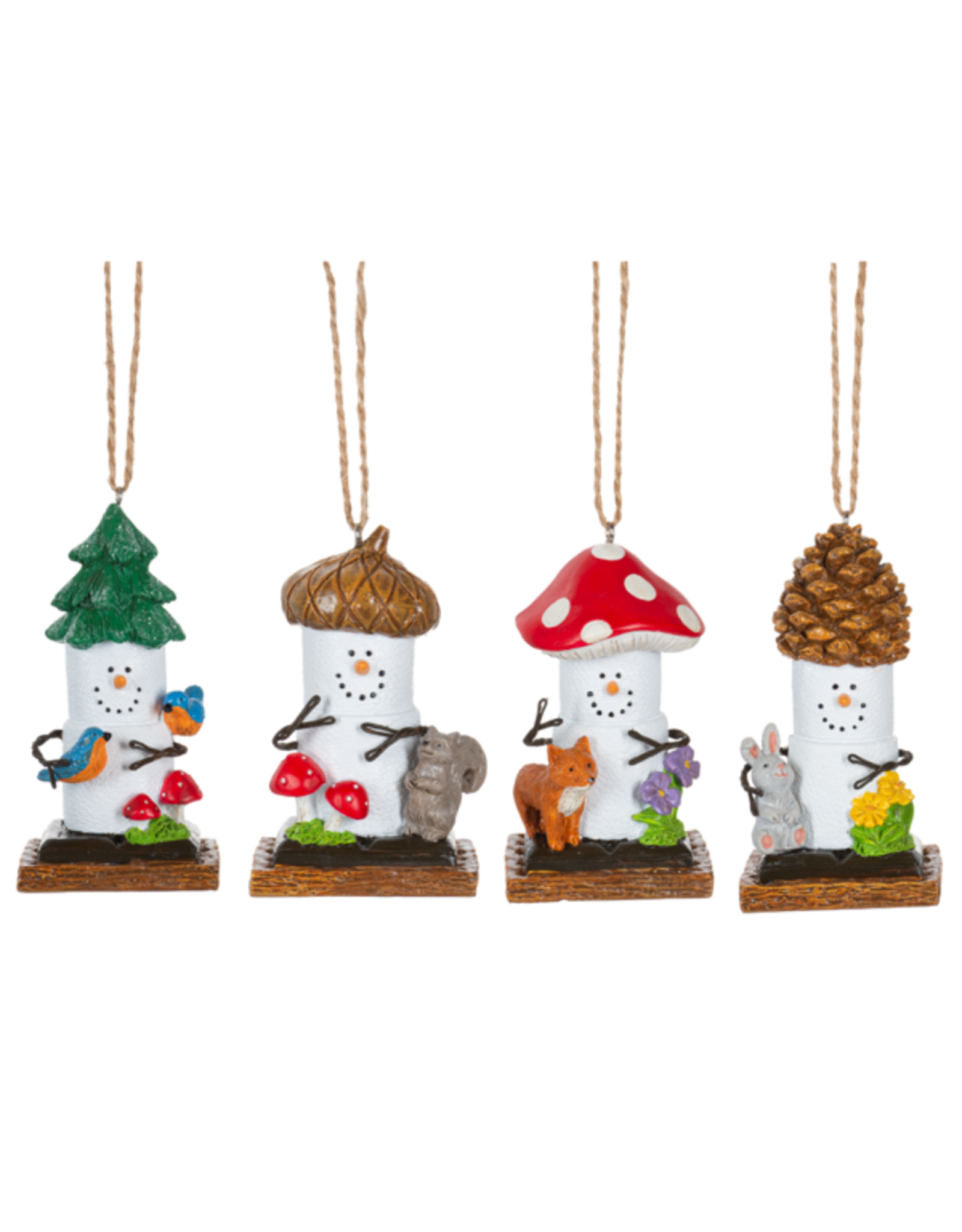 Smore Nature Ornaments - assorted