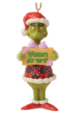 Where's My Gift? Grinch Ornament