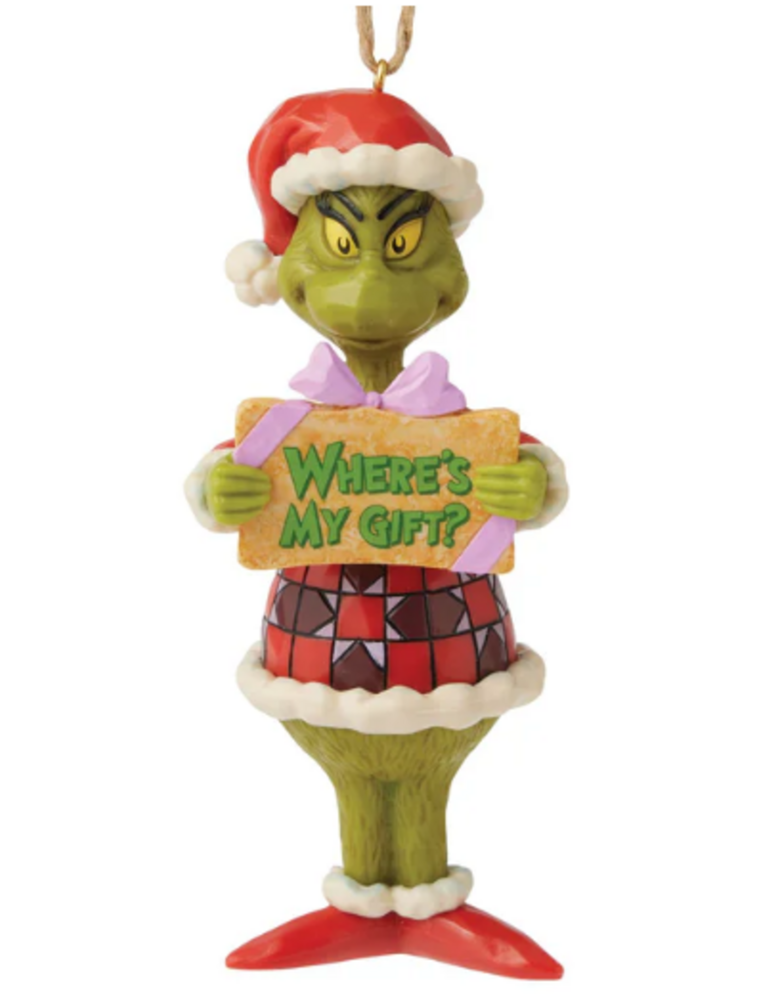 Where's My Gift? Grinch Ornament