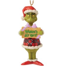 Where's My Gift? Grinch Ornament