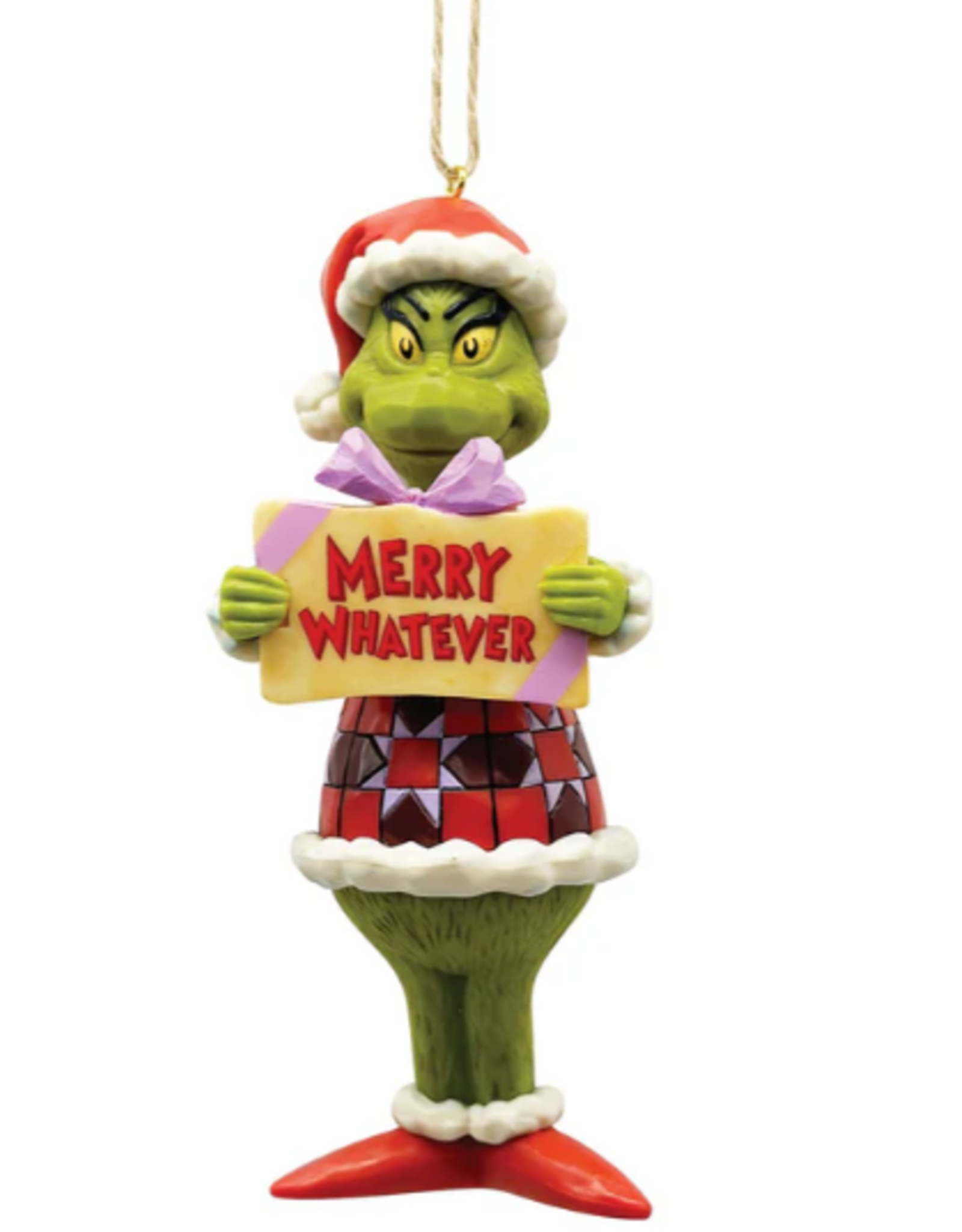 Merry Whatever Grinch Ornament