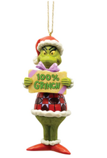 100% Grinch Ornament