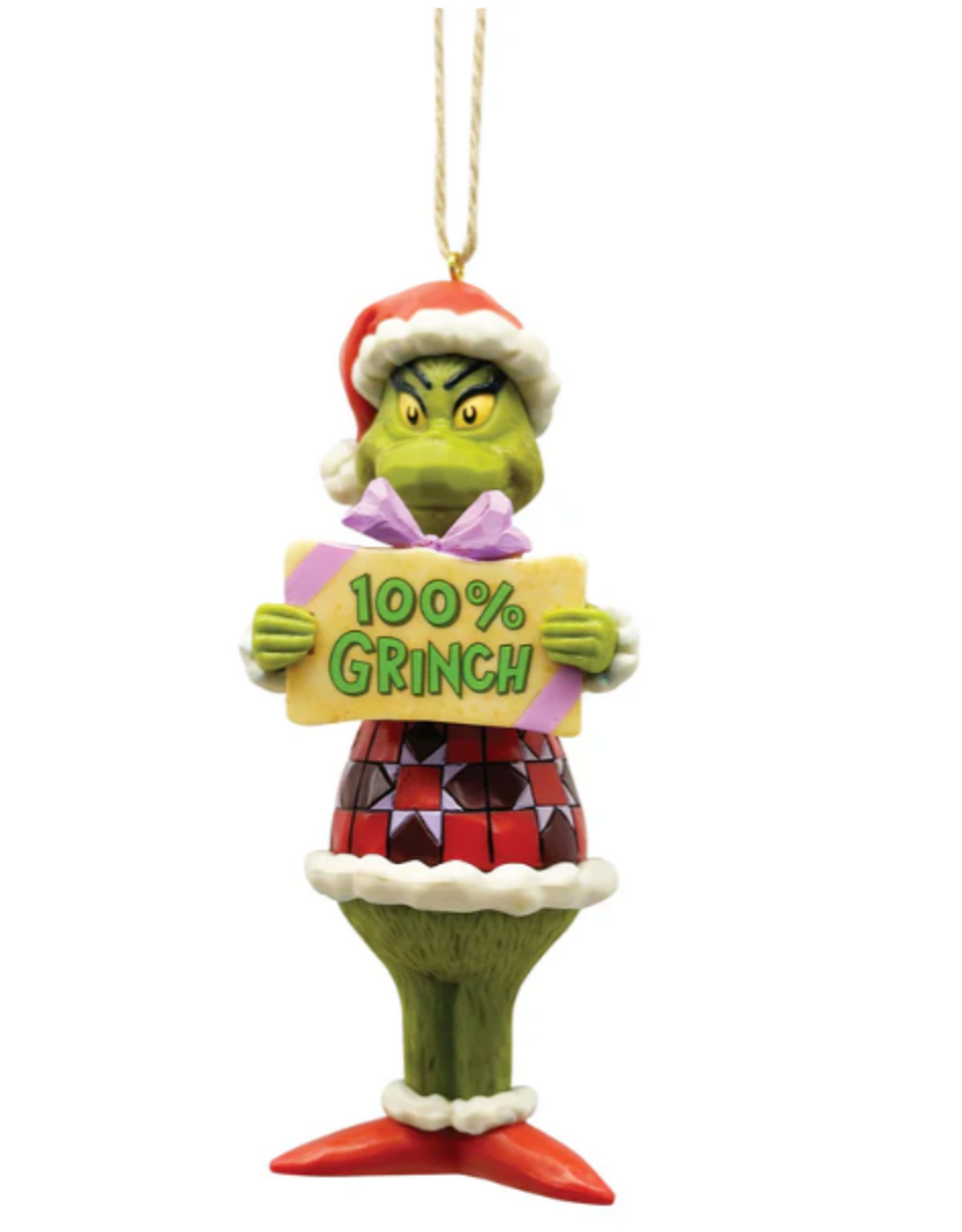 100% Grinch Ornament