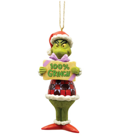 100% Grinch Ornament