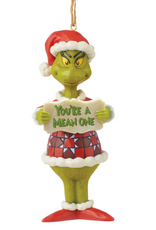 You're A Mean One Grinch Ornament
