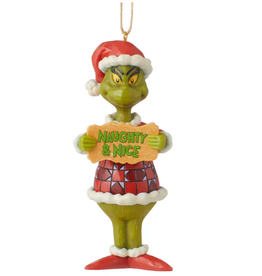 Naughty/Nice Grinch Ornament