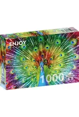 Colorful Peacock Puzzle - 1000pc