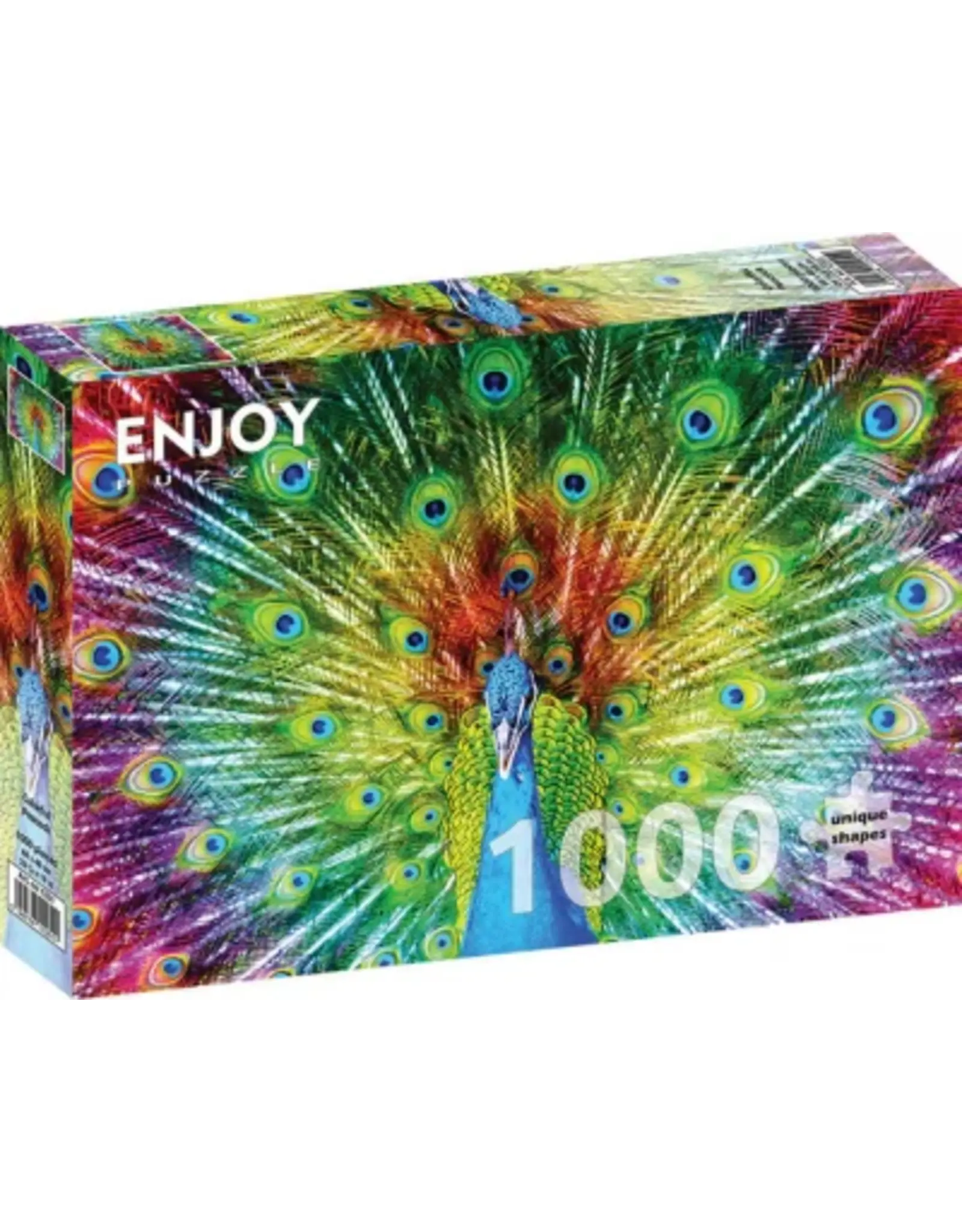 Colorful Peacock Puzzle - 1000pc