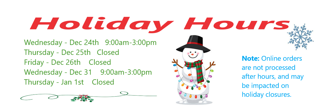 Holiday Hours