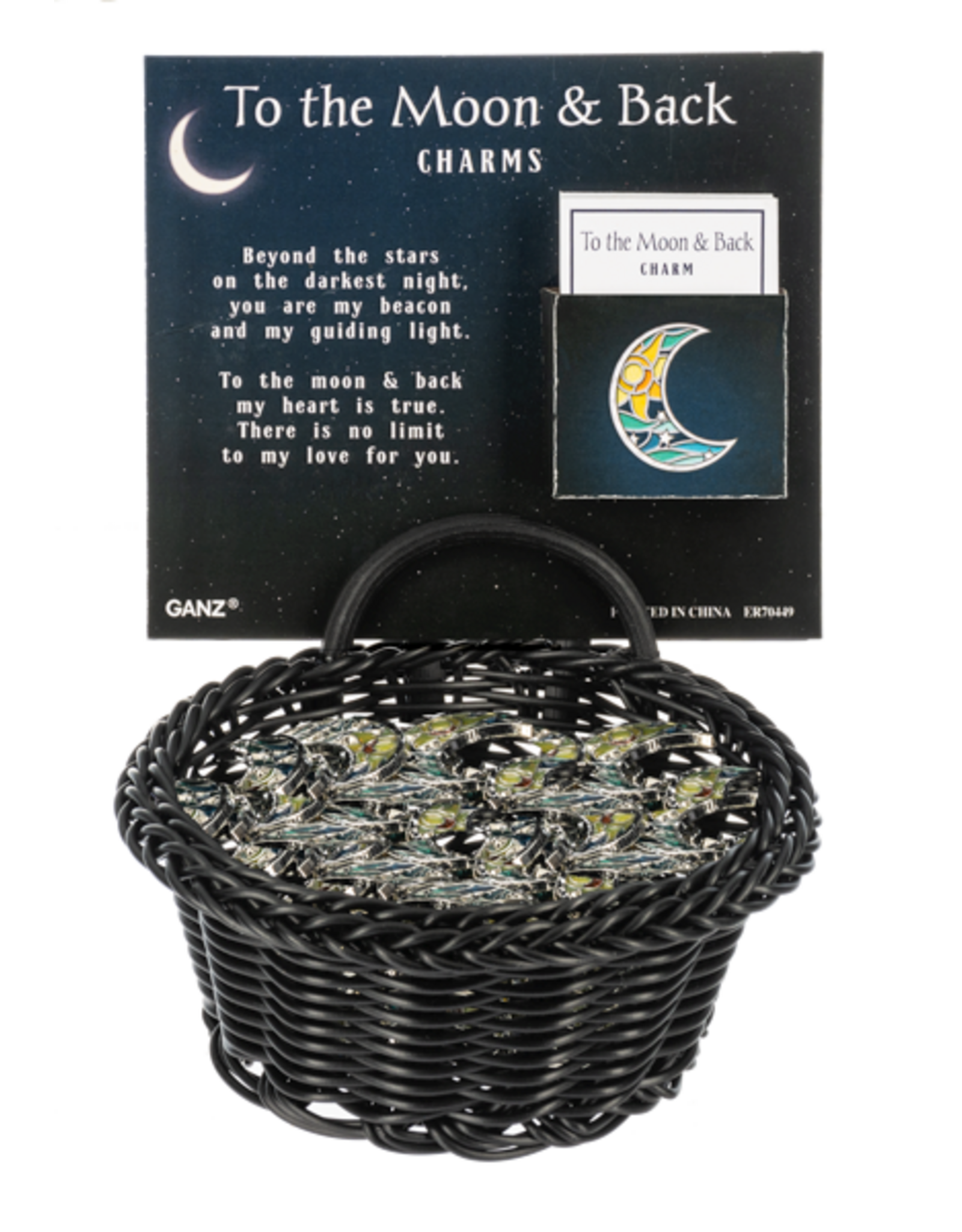 Love you to the Moon & Back Charm