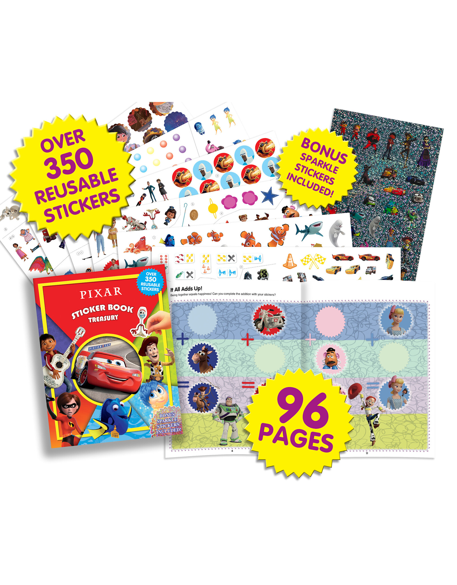 Disney Pixar Sticker Book Treasury