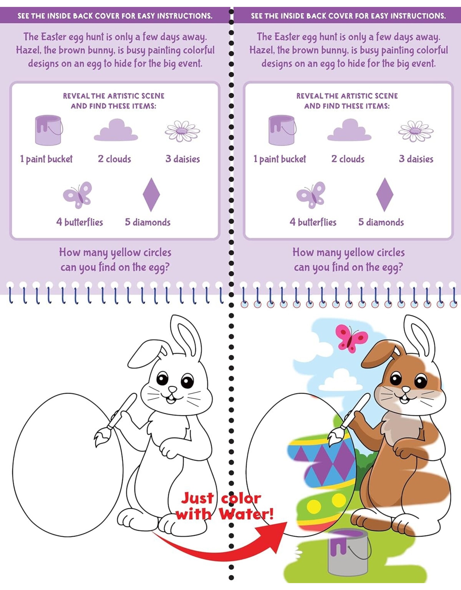 Color with Water - Easter