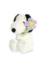 Peanuts - purple flower snoopy