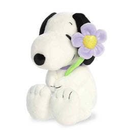 Peanuts - purple flower snoopy
