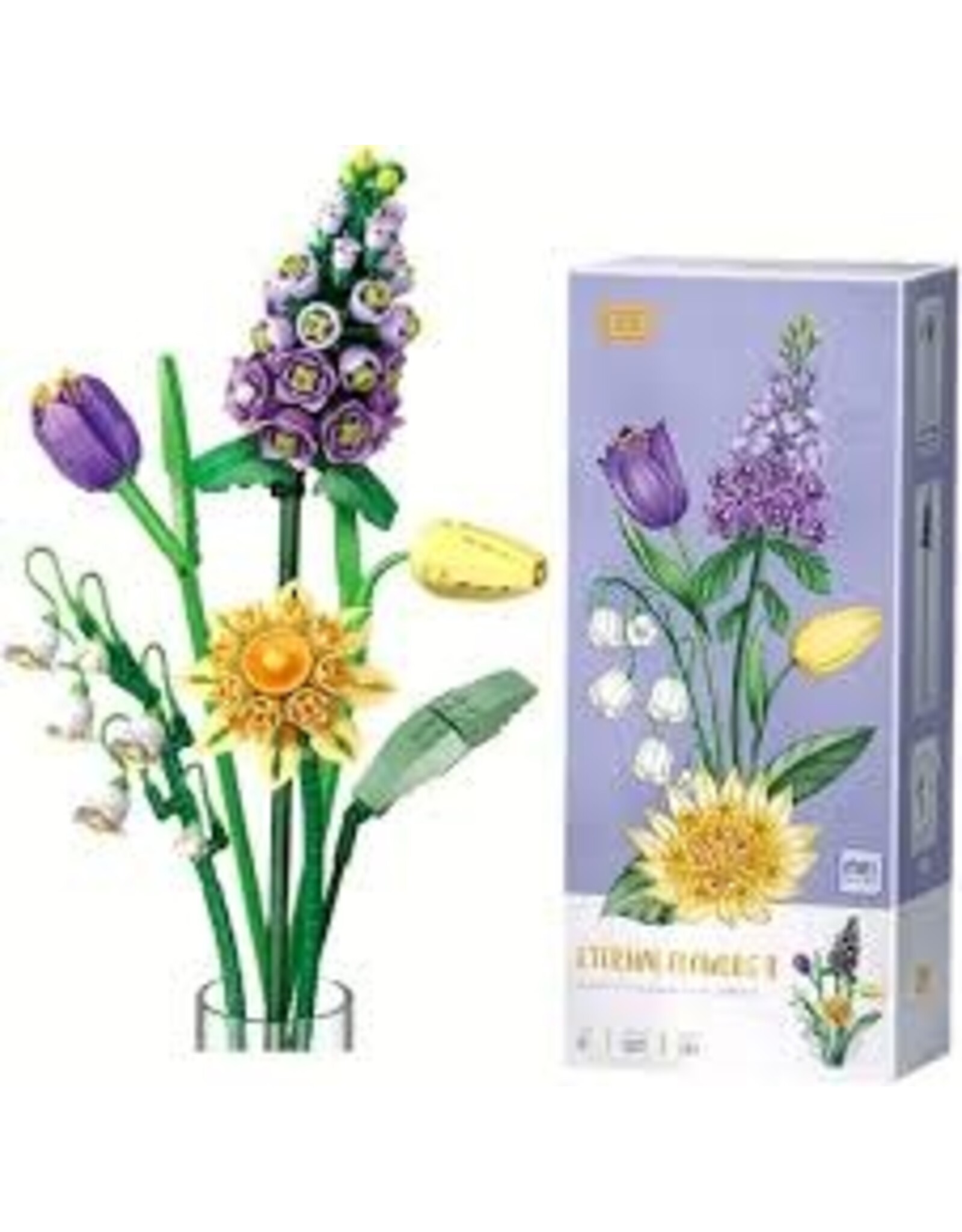 Violet Bouquet Eternal FLowers