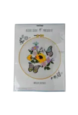 Embroidery Kit - butterflies - large