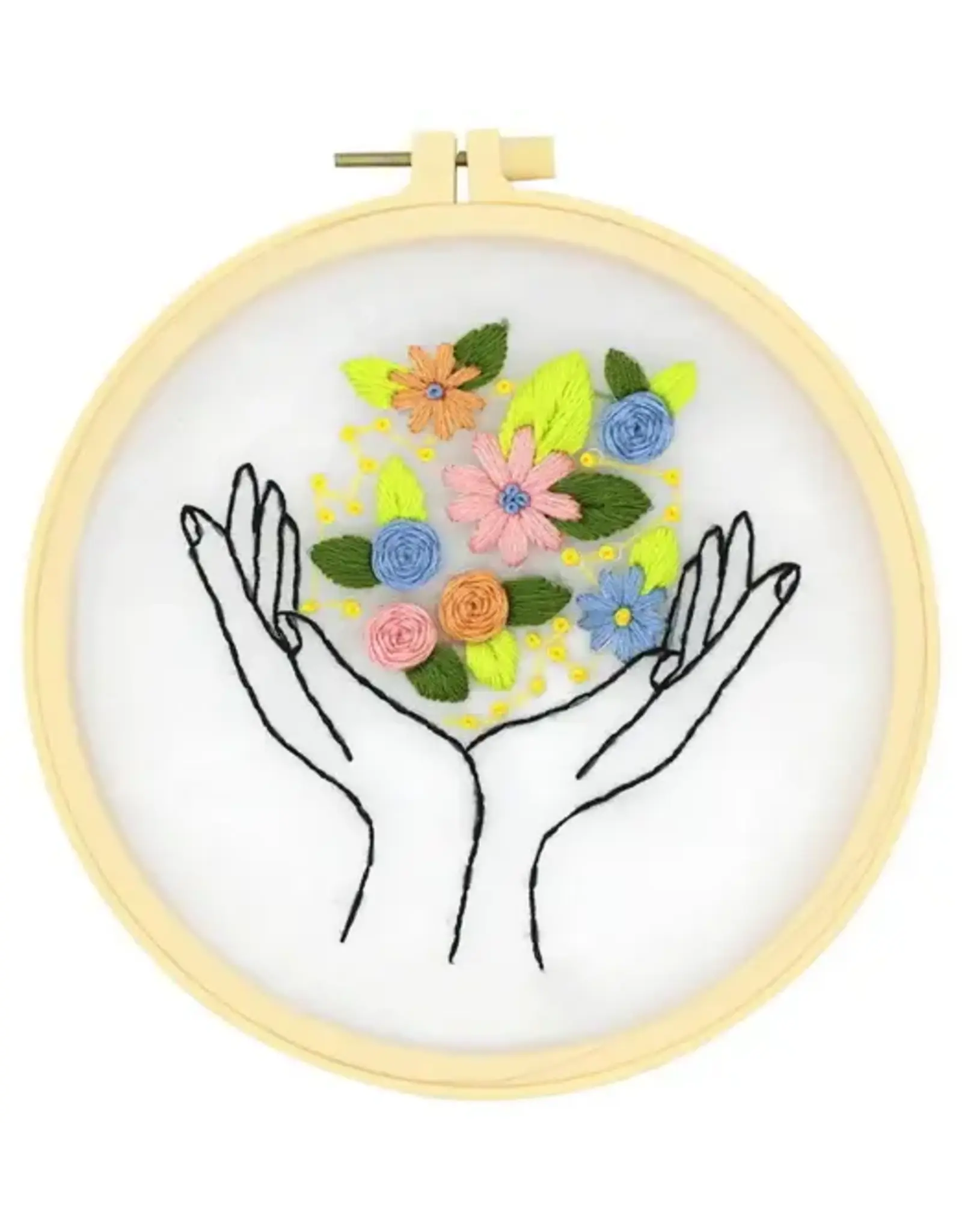 Embroidery Kit - fly free - medium