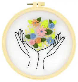 Embroidery Kit - fly free - medium