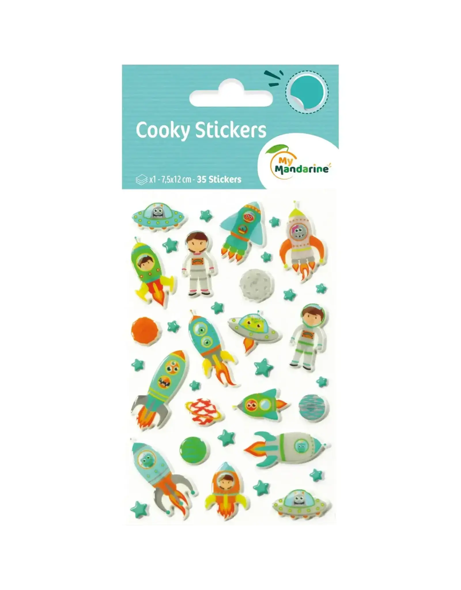Cooky Stickers - Space Rockets