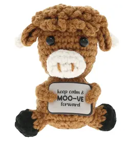 Crocheted Mini - highland cow