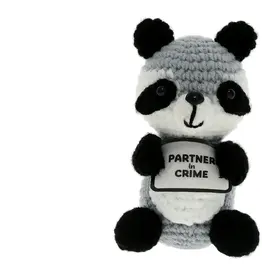 Crocheted Mini - raccoon