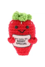 Crocheted Mini - strawberry