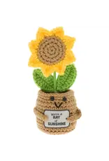 Crocheted Mini - sunflower