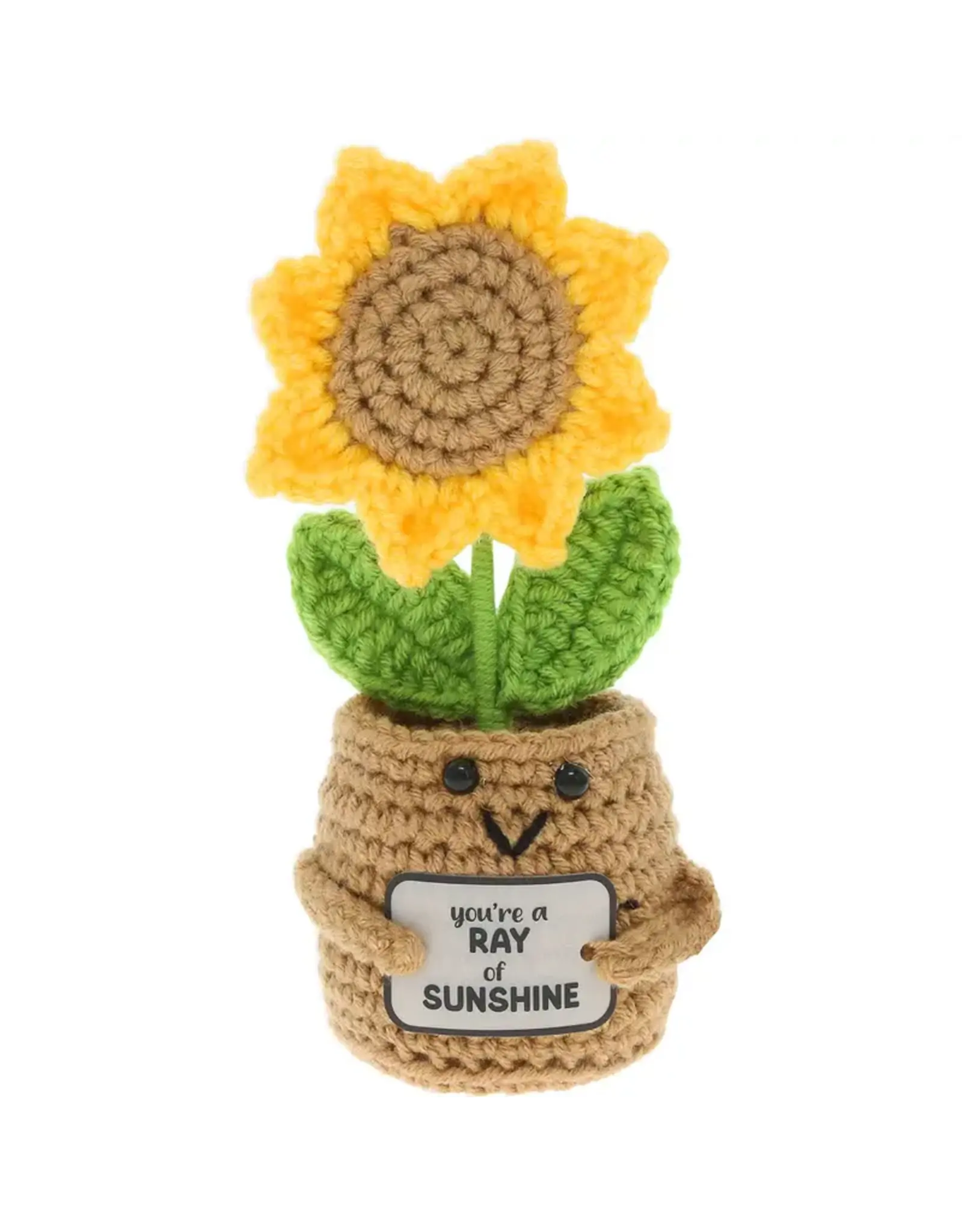 Crocheted Mini - sunflower